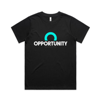 Opportunity T-Shirt | Black | Womens Thumbnail