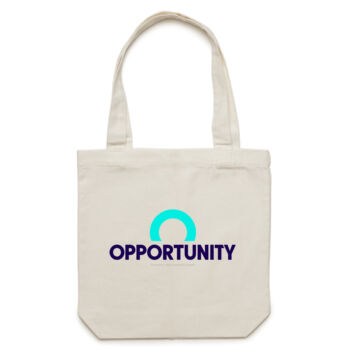 Opportunity Tote Bag | White Thumbnail