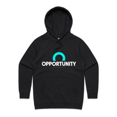 Opportunity Hoodie | Black | Womans Thumbnail