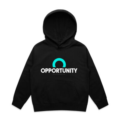 Opportunity Hoodie | Black | Kids (2yr-6Yr) Thumbnail