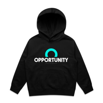 Opportunity Hoodie | Black | Teens (8yr-16Yr) Thumbnail